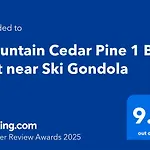 Mountain Cedar Pine 1 Bedroom Near Gondola